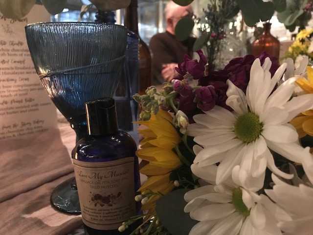 valentine flowers and oil